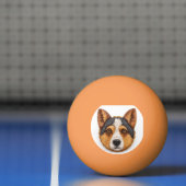 Australian Cattle Dog 3D geïnspireerd Pingpongbal (Net)