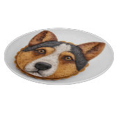 Australian Cattle Dog 3D geïnspireerd Snijplank (Hoek)