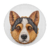 Australian Cattle Dog 3D geïnspireerd Snijplank (Voorkant)
