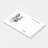 Australian Cattle Dog Abstract Art Hondennaam Post-it® Notes (Schuin)