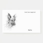 Australian Cattle Dog Abstract Art Hondennaam Post-it® Notes (Voorkant)