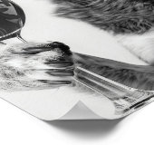 Australian Cattle Dog and Wine Wall Art, Black and Poster (Hoek)