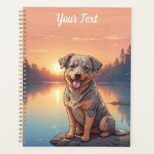Australian Cattle Dog bij Lake Planner (Voorkant)