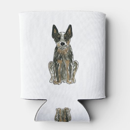 Australian Cattle Dog Blue Heeler ACD Art Blikjeskoeler (Achterkant)