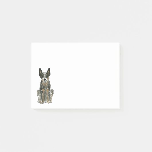 Australian Cattle Dog Blue Heeler ACD Art Post-it® Notes (Voorkant)