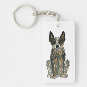 Australian Cattle Dog Blue Heeler ACD Sleutelhanger