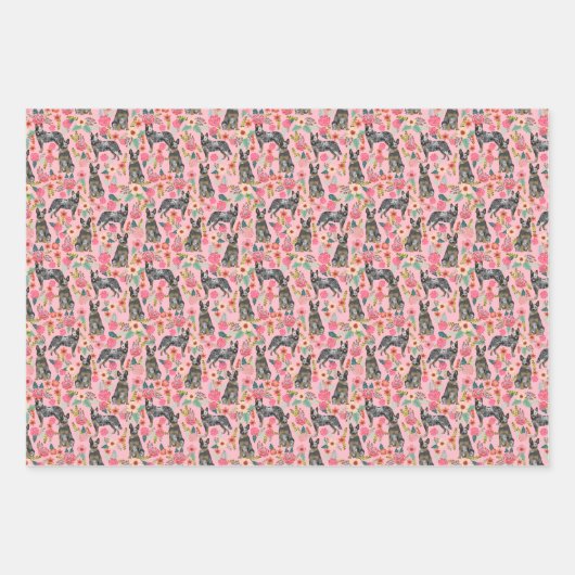 Australian Cattle Dog Blue Heeler Inpakpapier Vel (Voorkant)