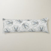 Australian Cattle Dog Blue Heeler Originele honden Lichaamskussen (Achterkant)