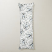 Australian Cattle Dog Blue Heeler Originele honden Lichaamskussen (Achterkant (Verticaal))