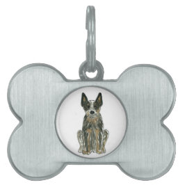 Australian Cattle Dog Blue Heeler Pet Tag Huisdieren Naamplaatje
