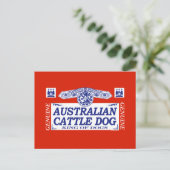 Australian Cattle Dog Briefkaart (Staand voorkant)