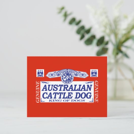 Australian Cattle Dog Briefkaart (Staand voorkant)