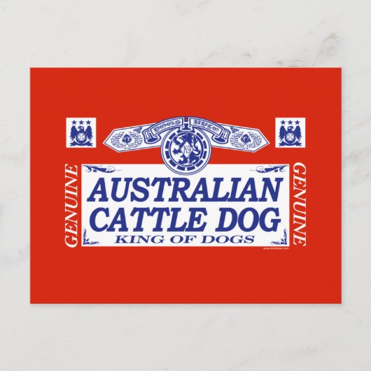 Australian Cattle Dog Briefkaart (Voorkant)