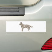 Australian Cattle Dog Bumpersticker (Op auto)