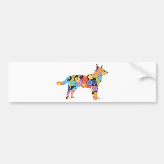 Australian Cattle Dog Bumpersticker (Voorkant)