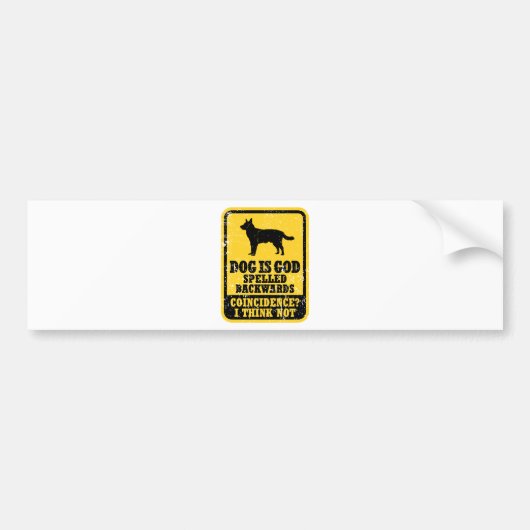 Australian Cattle Dog Bumpersticker (Voorkant)