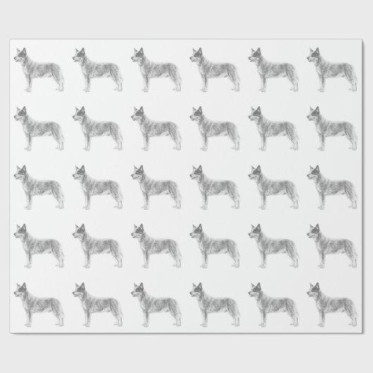 Australian Cattle Dog Cadeaupapier (Vlak)
