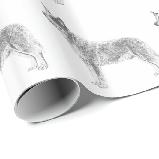 Australian Cattle Dog Cadeaupapier (Rol Hoek)