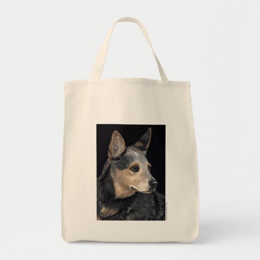 Australian Cattle Dog Canvas tas - "Quigley" (Voorkant)