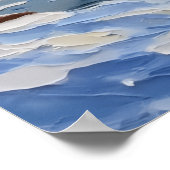 Australian Cattle Dog Christmas Boat Holiday Poster (Hoek)