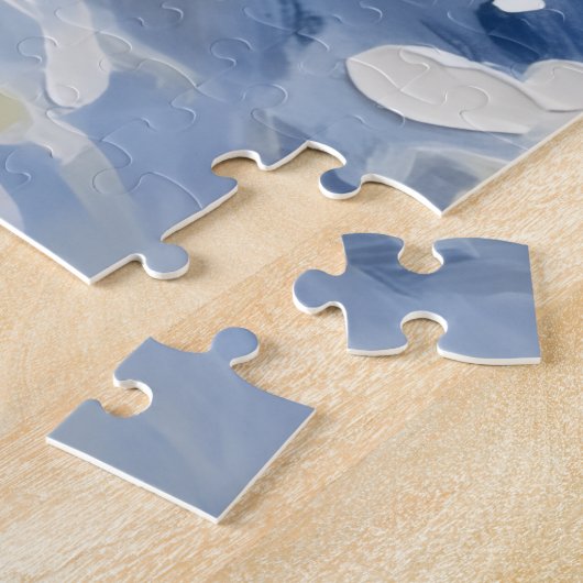 Australian Cattle Dog Christmas Red Truck Holiday Legpuzzel (Zijkant)