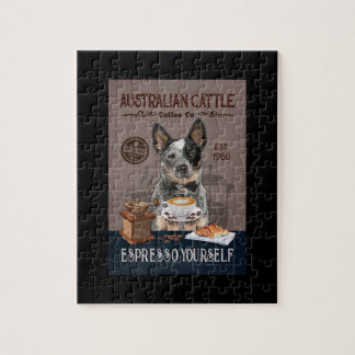 Australian Cattle Dog Coffee Club Coffee Dog Lover Legpuzzel