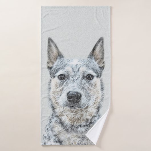 Australian Cattle Dog - Cute Original Dog Art Bad Handdoek (Badhanddoek)