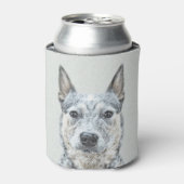 Australian Cattle Dog - Cute Original Dog Art Blikjeskoeler (Blikje Voorkant)