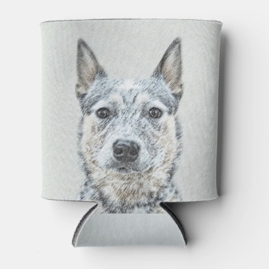 Australian Cattle Dog - Cute Original Dog Art Blikjeskoeler (Voorkant)