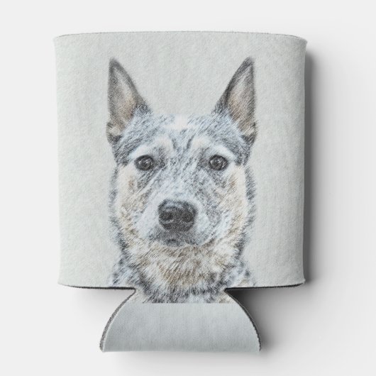 Australian Cattle Dog - Cute Original Dog Art Blikjeskoeler (Achterkant)