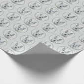 Australian Cattle Dog - Cute Original Dog Art Cadeaupapier (Hoek)