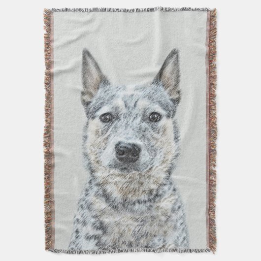 Australian Cattle Dog - Cute Original Dog Art Deken (Voorkant Verticaal)