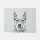 Australian Cattle Dog - Cute Original Dog Art Deurmat (Voorkant)