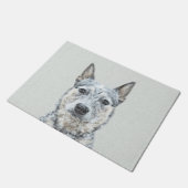 Australian Cattle Dog - Cute Original Dog Art Deurmat (Schuin)