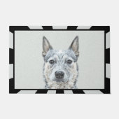 Australian Cattle Dog - Cute Original Dog Art Deurmat (Voorkant)