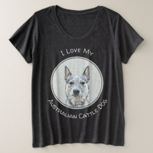 Australian Cattle Dog - Cute Original Dog Art Grote Maat T-shirt