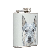 Australian Cattle Dog - Cute Original Dog Art Heupfles (Rechts)