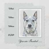 Australian Cattle Dog - Cute Original Dog Art Kaart (Voorkant / Achterkant)