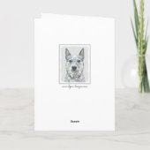 Australian Cattle Dog - Cute Original Dog Art Kaart (Achterkant)