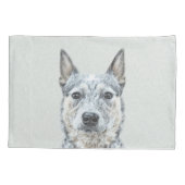 Australian Cattle Dog - Cute Original Dog Art Kussensloop (Achterkant)