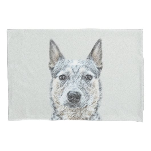 Australian Cattle Dog - Cute Original Dog Art Kussensloop (Voorkant)