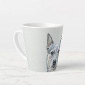 Australian Cattle Dog - Cute Original Dog Art Latte Mok (Linkerhoek)