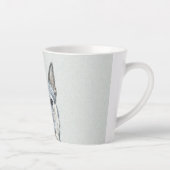 Australian Cattle Dog - Cute Original Dog Art Latte Mok (Rechts)