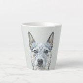 Australian Cattle Dog - Cute Original Dog Art Latte Mok (Voorkant)