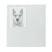 Australian Cattle Dog - Cute Original Dog Art Notitieblok (Voorkant)