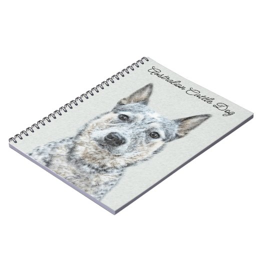 Australian Cattle Dog - Cute Original Dog Art Notitieboek (Linkerzijde)
