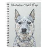 Australian Cattle Dog - Cute Original Dog Art Notitieboek (Voorkant)