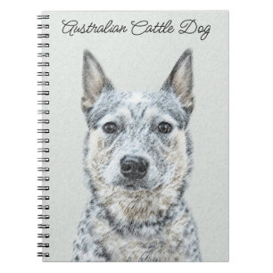 Australian Cattle Dog - Cute Original Dog Art Notitieboek