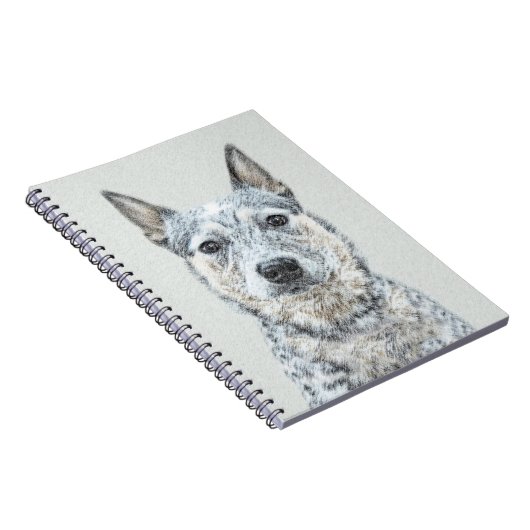 Australian Cattle Dog - Cute Original Dog Art Notitieboek (Rechterzijde)