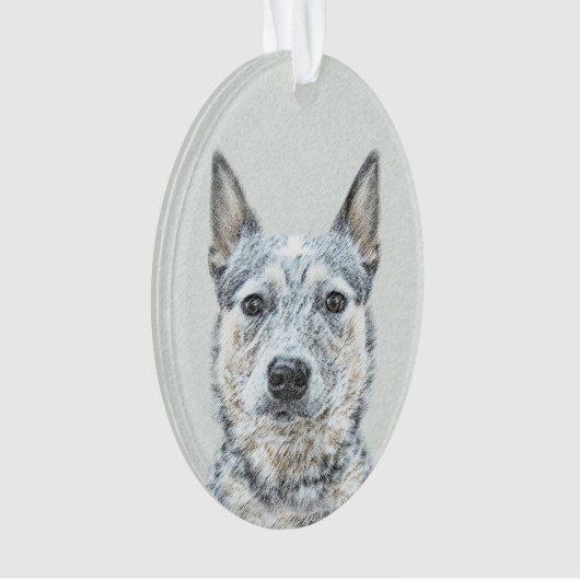 Australian Cattle Dog - Cute Original Dog Art Ornament (voorkant)